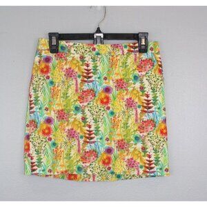 J.Crew x Liberty of London Fabrics Skirt Women's 4 Bright Floral Mini Spring